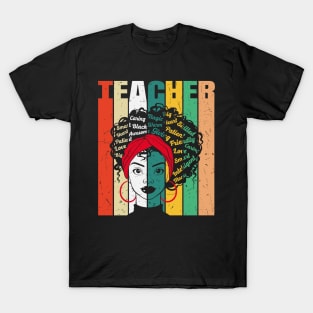 Black Teacher, Mothers Day, Black Girl Magic T-Shirt